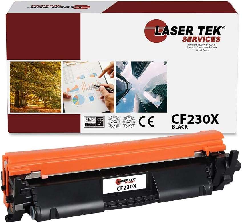 Laser Tek Services Compatible High Yield Toner Cartridge Replacement for HP 30X CF230X Works with HP LaserJet Pro M203dw M203dn MFP, M277sdn Printers (Black, 1 Pack) - 3,500 Pages