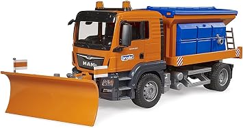 Bruder 03785 Man TGS Winter Service with Clearing Blade, Multicoloured
