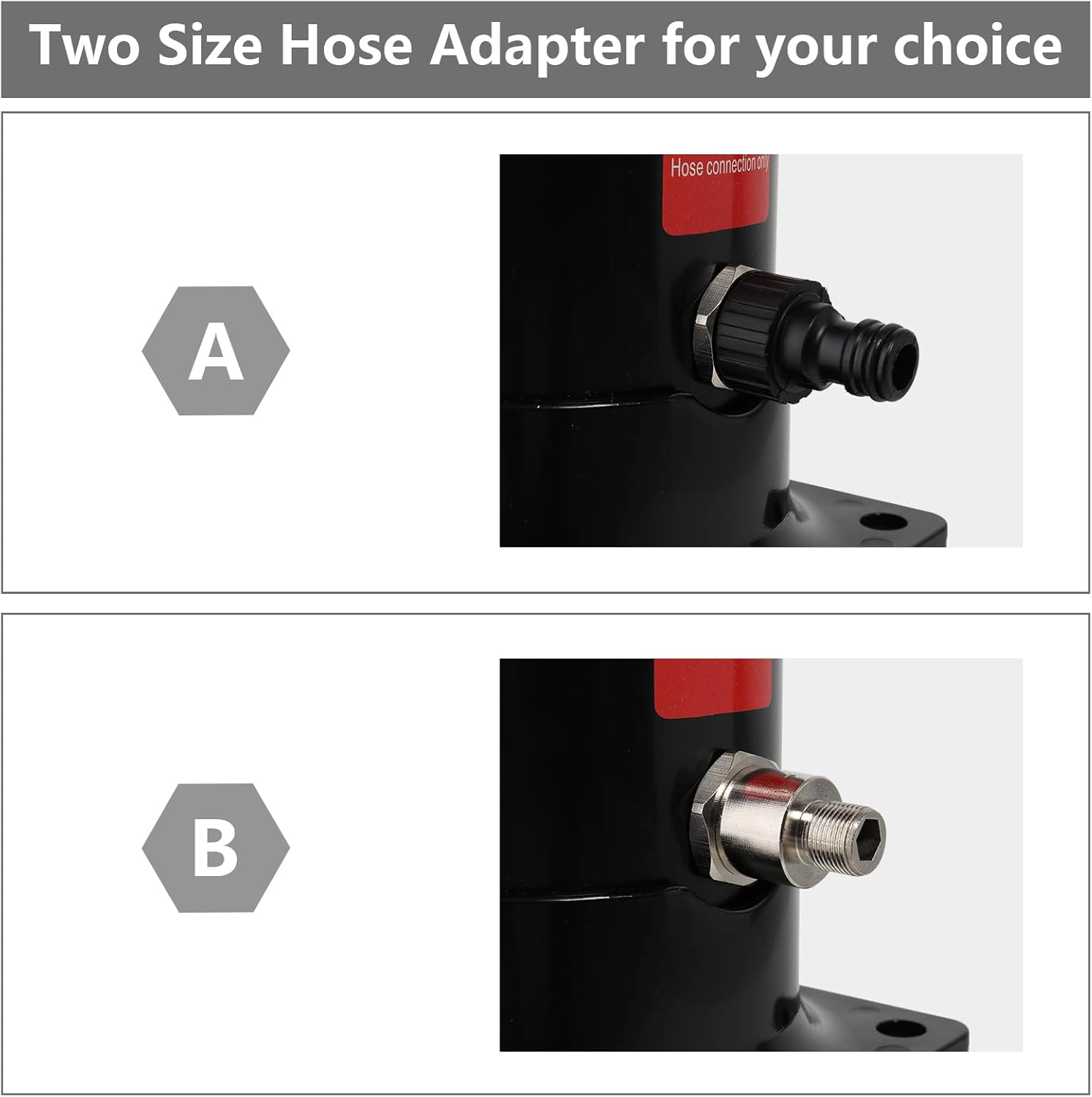 VINGLI 2.3 Gallon Solar Heated Shower, 7FT Pool Solar Shower Kit with Shower Head for Outdoor Backyard Poolside Beach Pool Spa,Black