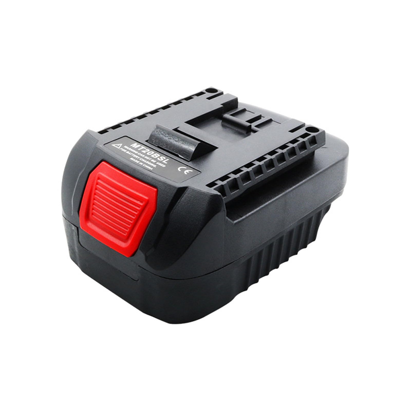Para baterías de 18 V, fácil de transportar, carcasa de plástico resistente, adaptador general para herramientas eléctricas, fácil instalación de baterías a adaptadores de herramientas