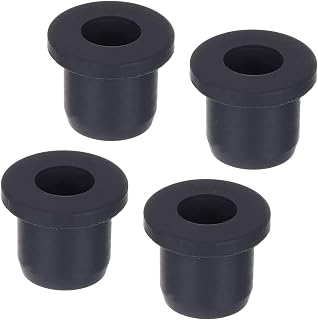 MECCANIXITY 4Pcs T Shape Rubber Grommet 0.6 Inch OD 0.28 Inch ID 15x7x12mm Seal Protection Cable Grommets Flexible for Cable Pipe