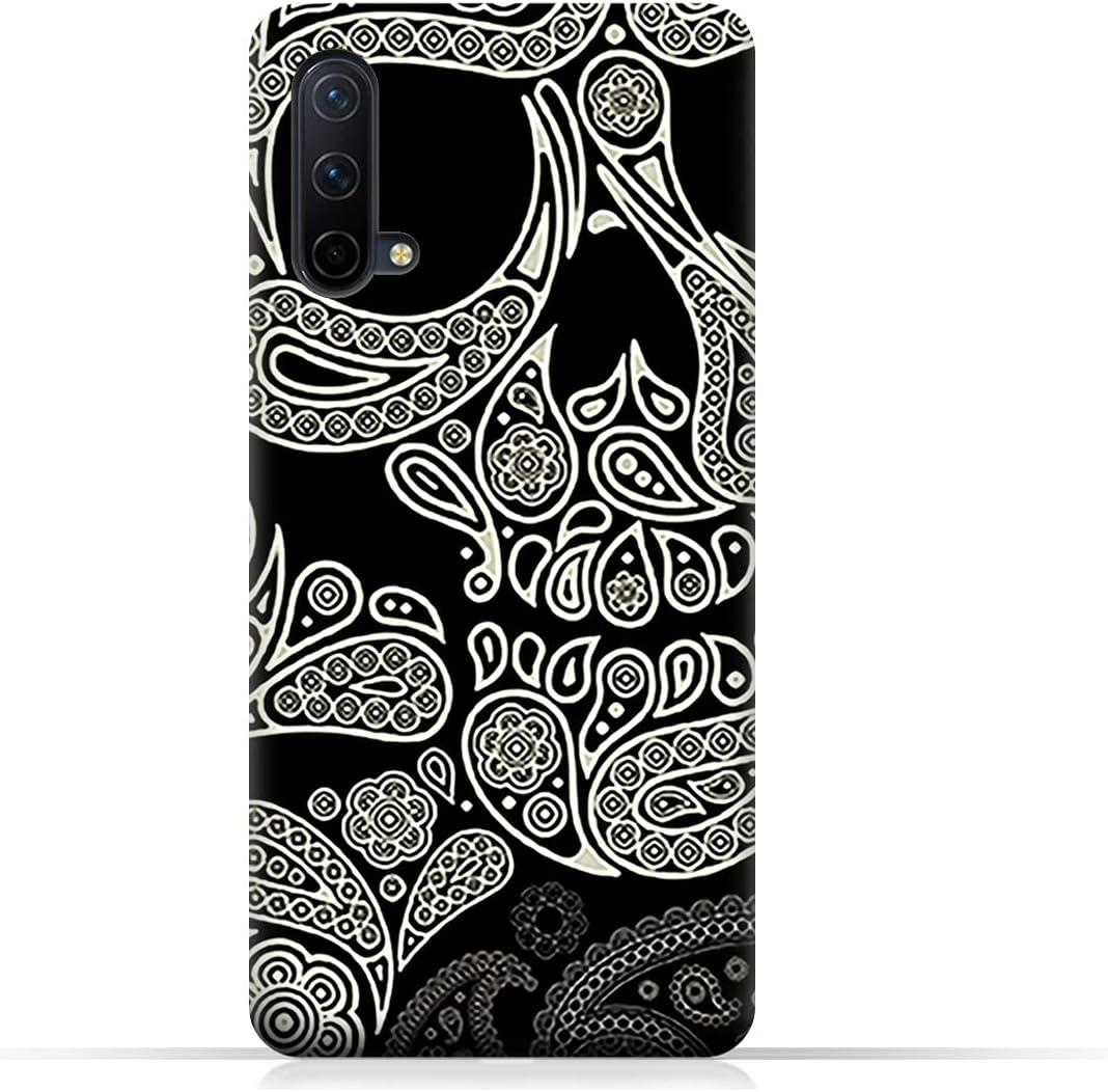 – AMC Design Skull and Paisley Pattern TPU Mobile Case for OnePlus Nord CE 5G
