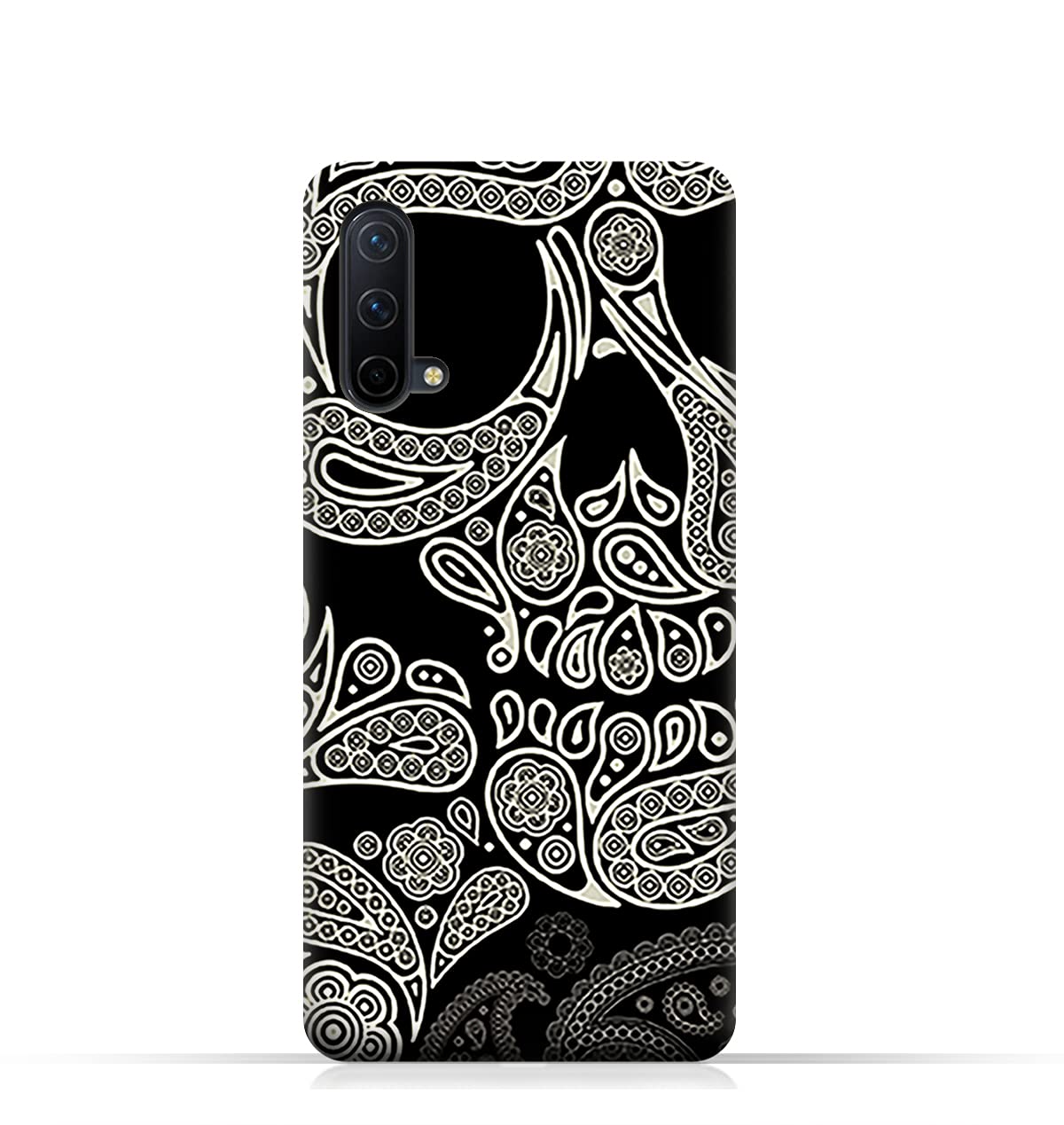 AMC DesignSkull and Paisley Pattern TPU Mobile Case for OnePlus Nord CE 5G