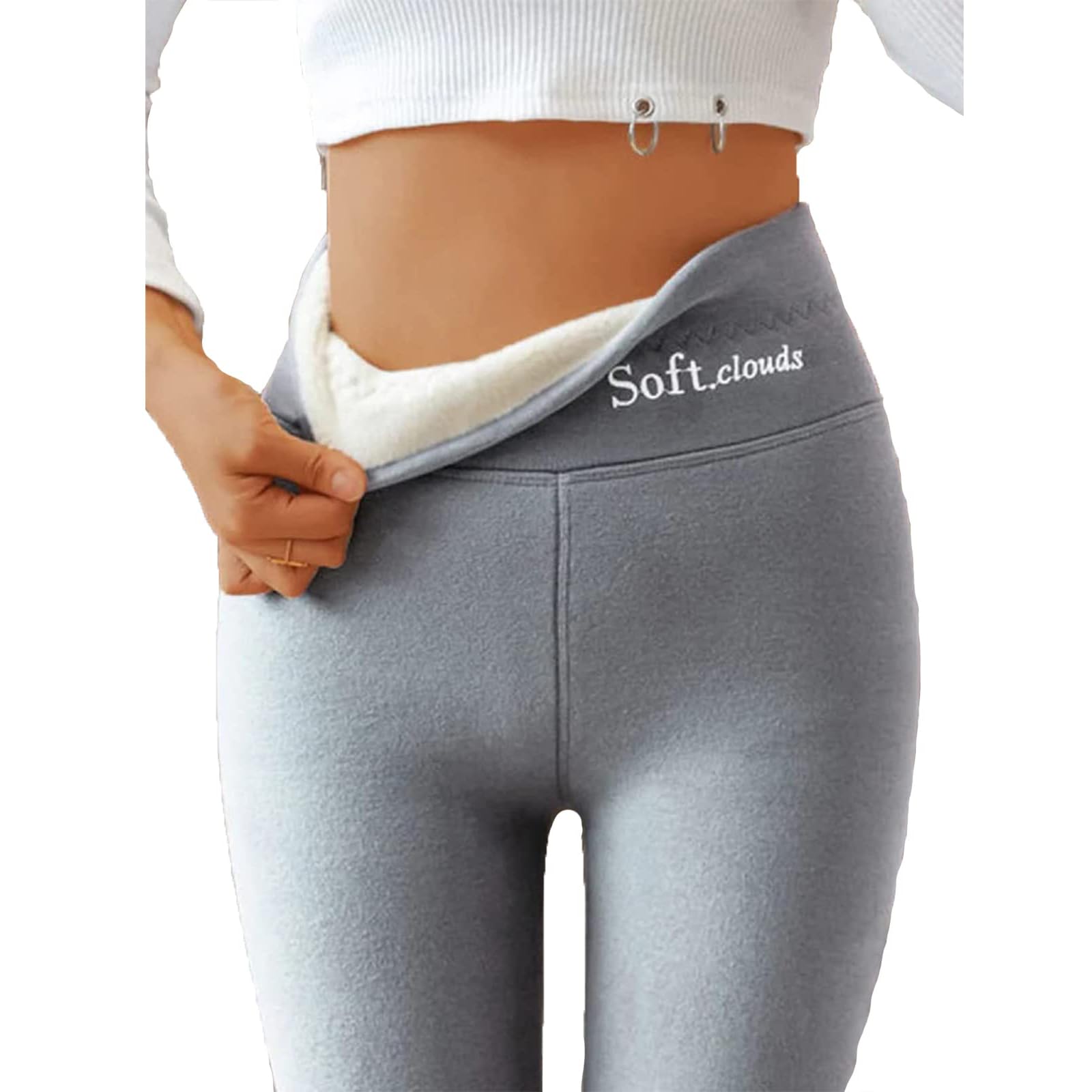 Leggings térmicos de mujer perfectos para caminar bajo la lluvia y el frío de la montaña 8