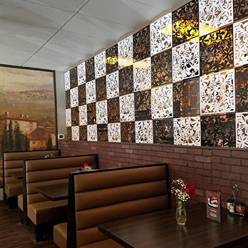 Kernorv Diy Hanging Room Divider Made Of Environmentally Pvc, 12 Pcs Partitions Panels Screen For Decorating Bedding, Dining, Study And Sitting-Room, Hotel, Bar And Office. (12, White) #TOP4