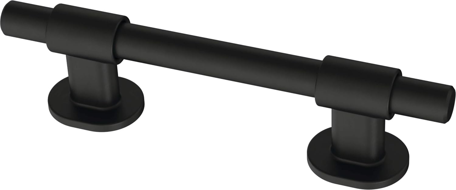 Franklin Brass Adjusta-Pull Francisco (5-Pack) Adjustable Drawer Pulls/Cabinet Handles 1-3/8" to 4" Hole Center Matte Black Hardware Kitchen Door, Drawers, Dressers, Furniture P44364-FB-B Matte Black 1-3/8" to 4" (35mm/102mm) 5 PACK