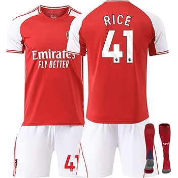 アーセナル　デクランライス　長袖　23/24 サッカー　ユニフォーム　古着　90 Amazon | アーセナル ユニフォーム 23-24 ホーム 背番号41