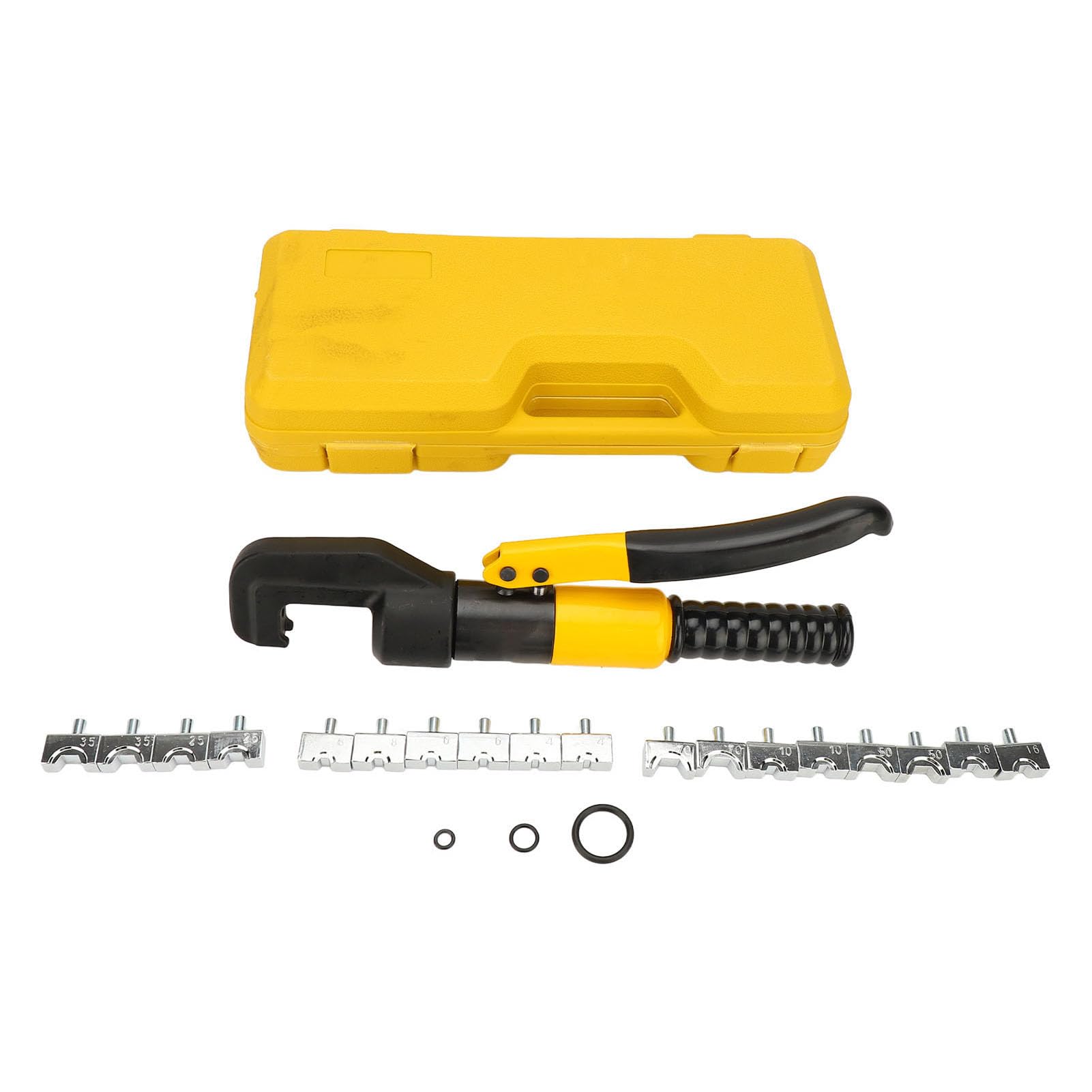 Pinza a Crimpare Manuale Idraulica Durevole a 8 Denti 10 Mm per Crimpare Cavi e Connettori