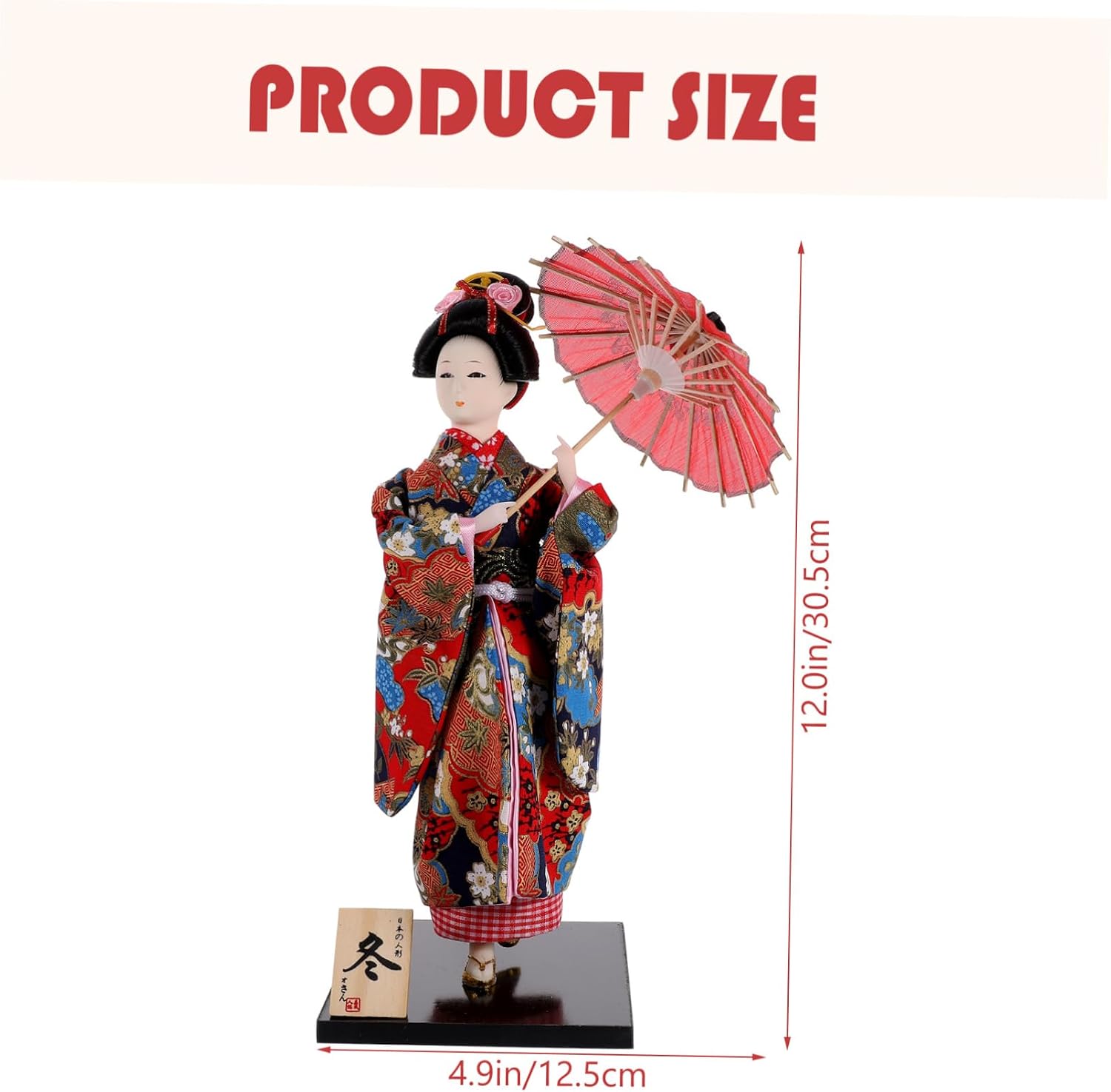 ABOOFAN 1pc Japanese Kimonos Doll Desktop Decor Traditional Japanese Style Ornament for Home and Restaurant Decoration Craftsmanship Vivid Details for Collectors and Enthusiasts