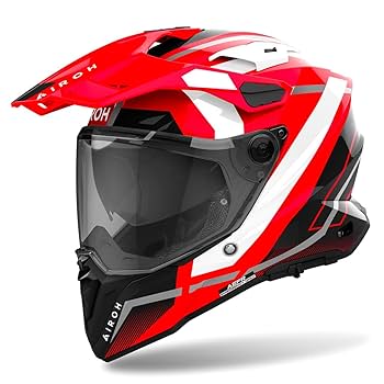 Amazon.com: AIROH CM2M55 Commander 2 Enduro Helmet Red Size XXL