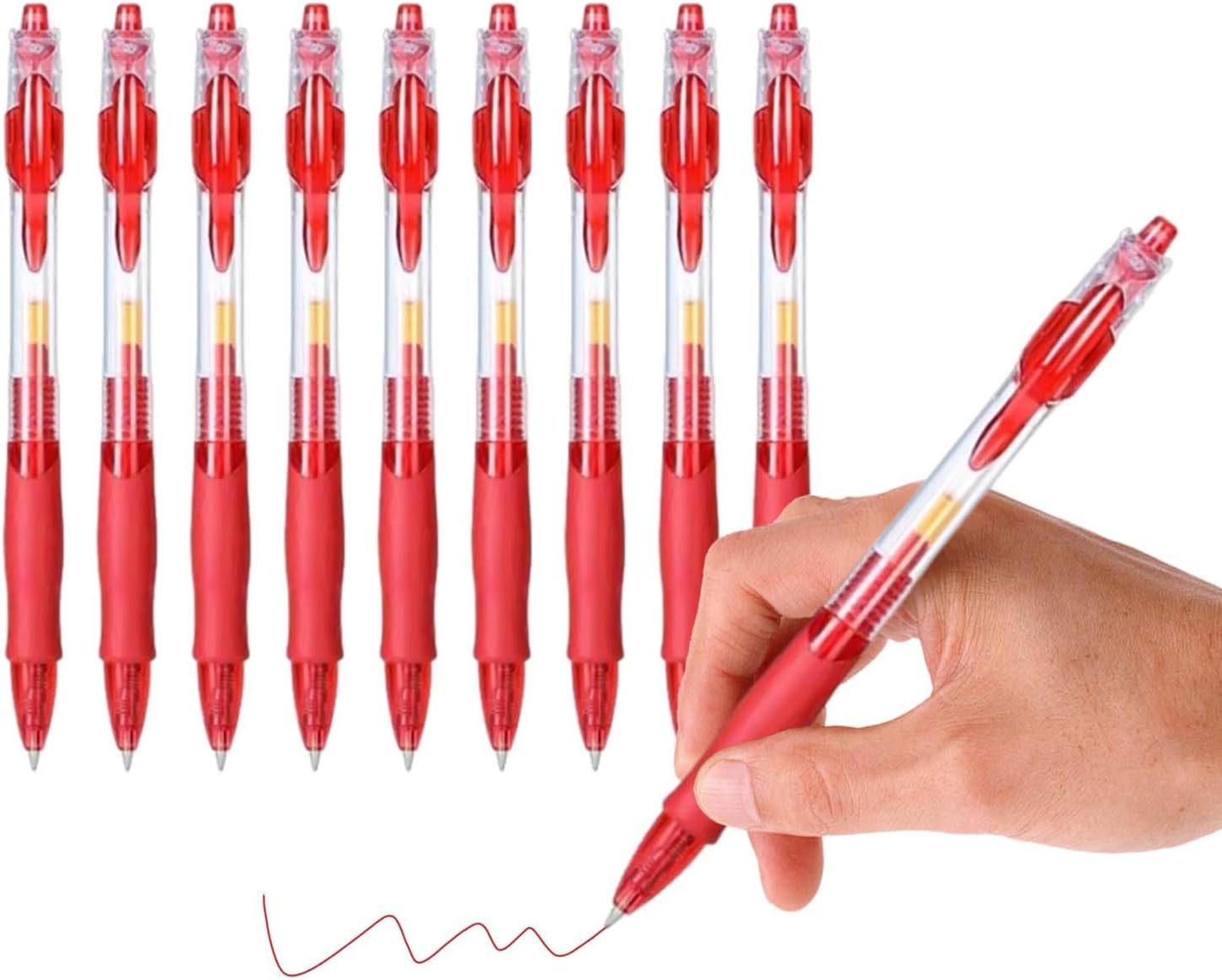 – Pens | Retractable Roller Ball Pen, Smooth Writing Pens, 0.5mm Pen for Writing, Note Taking, Signature, School
