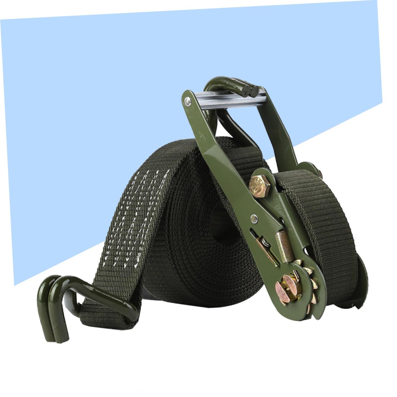 Artibetter Spanngurte mit Haken 6m lang LKW Spanngurte aus Metall und Polyester mit Starker Ratschfunktion für Motorrad und ATV Ladungssicherung