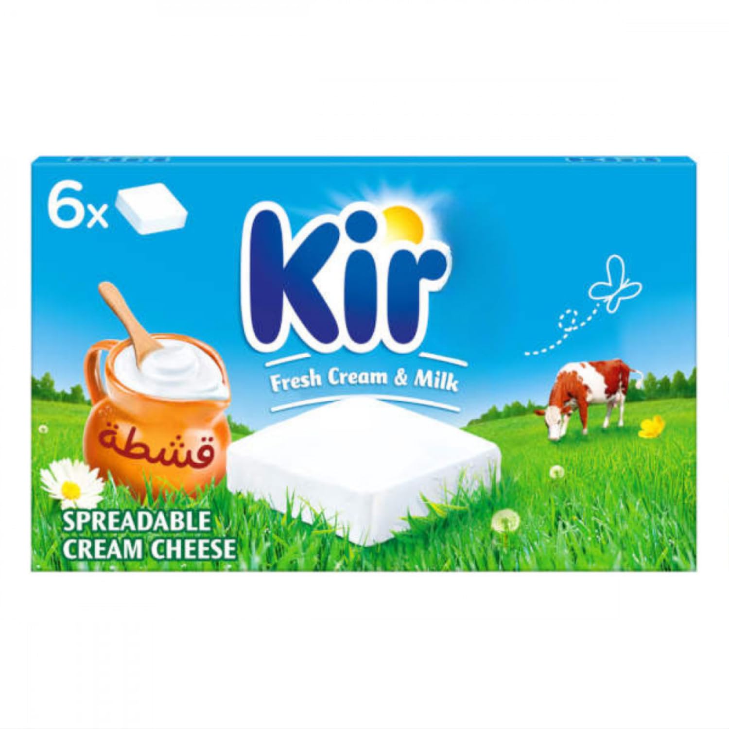 Kiris Spreadable Squares Cream Cheese, 6 Pieces (108g) | Smooth & Creamy Cheese Spread | Imported-image-19