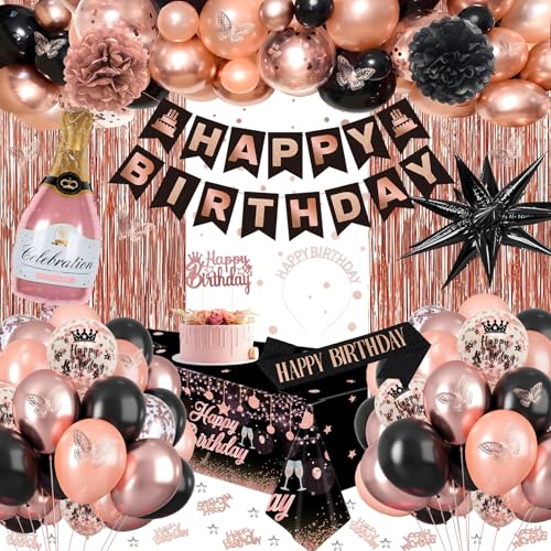 Décorations d'anniversaire sans stress : nappe protectrice et pompons faciles à suspendre