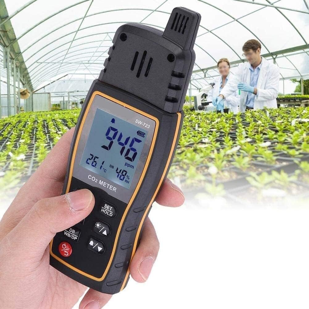 Detector De Gas Preciso, Analizador Portátil Multifuncional De Alta Sensibilidad con Alarma Dual Y Detector De Gas De Bajo Consumo, Ideal para Oficinas, Empresa