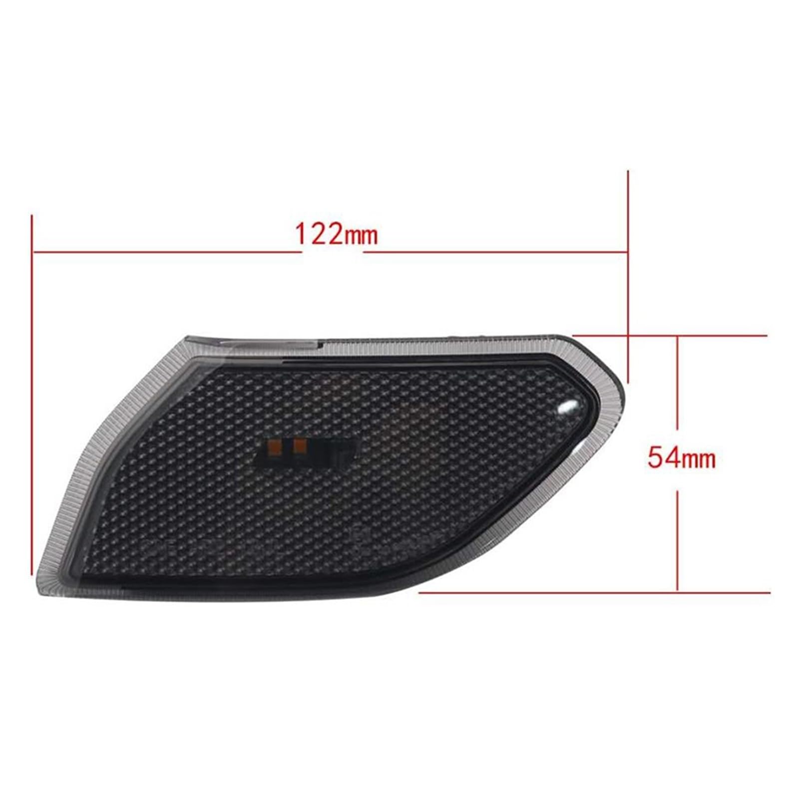 Generico Indicatore Laterale Per Jeep Per Wrangler JL 2018 2019 2020 2021 2022 Una Coppia Di Luci Segnalazione A LED Parafango Anteriore Luce Posizione Laterale Indicatore Direzione