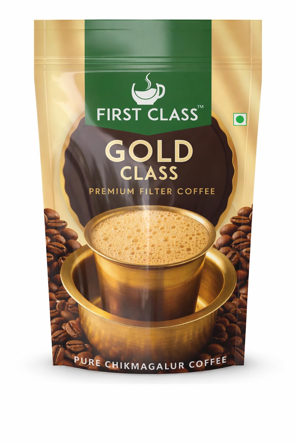 First Class Filter Coffee - Gold Class. 85% Coffee, 15% Chicory, Pure Chikmagalur Coffee. Arabica. 100% Organic. No Chemicals, No Added Flavors, No Artificial Aroma. 200 g-image-24
