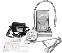 Vista 9 de Retekess TW102 Intercomunicador de ventana, sistema de intercomunicación, micrófono de 8 M, micrófono inalámbrico de conexión, altavoz para escuela