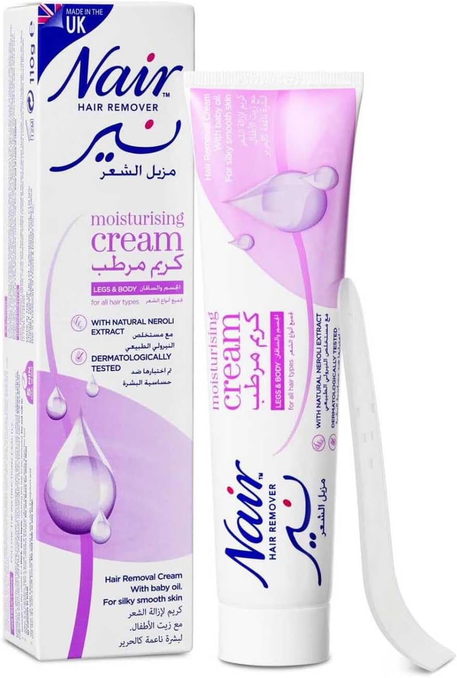 HAIR REMOVAL DEPILATORY CREAM WITH MOISTURIZING FORMULA, 110G (Packaging may vary)