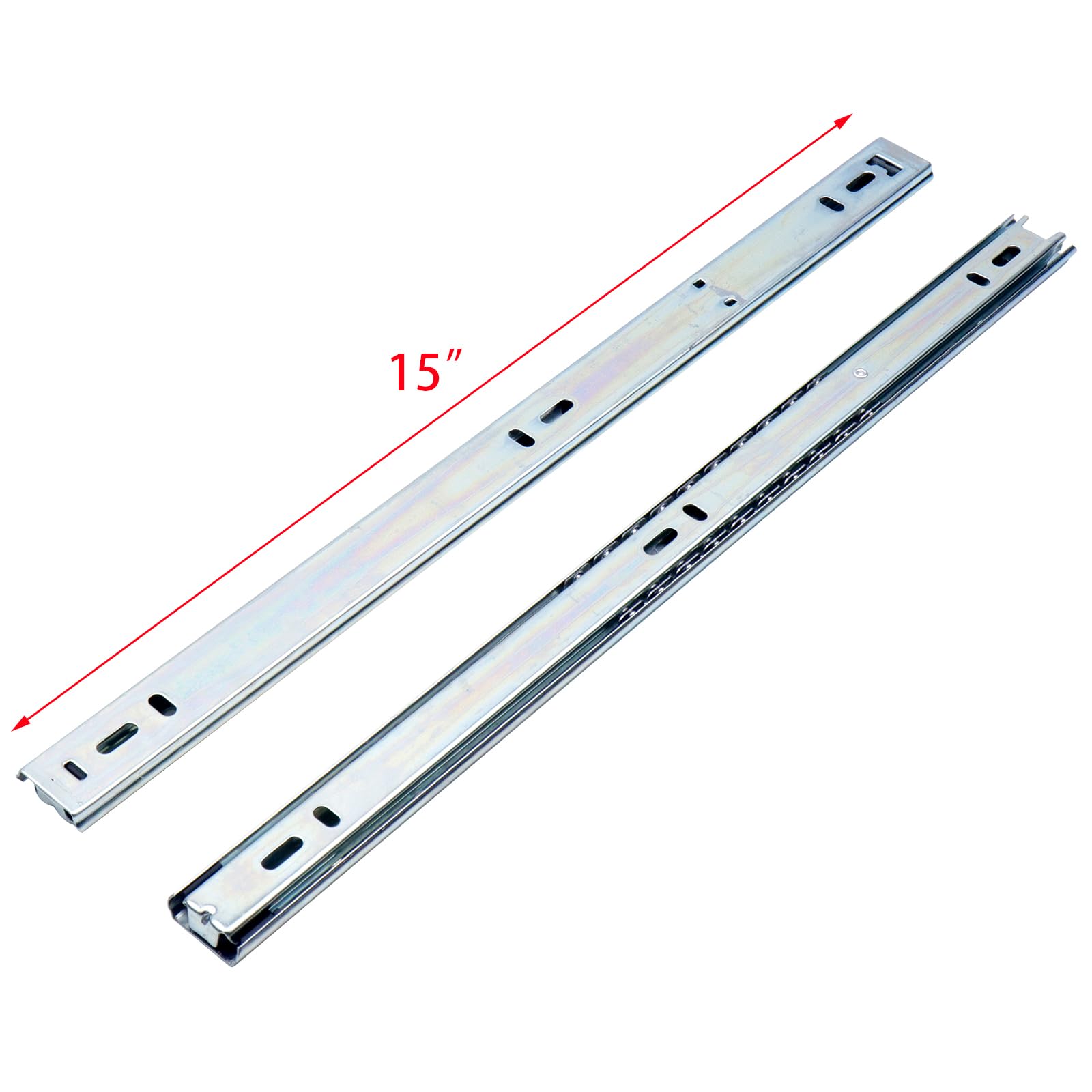 Coshar 15" Drawer Slides - Heavy Duty & Silent -2