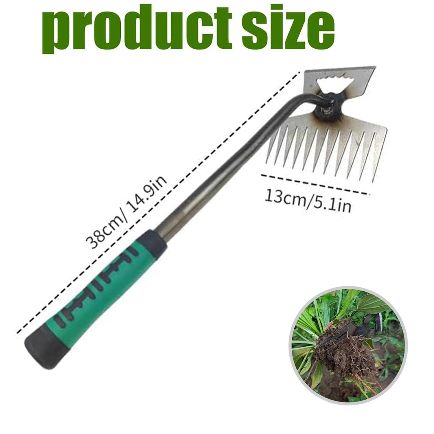 Estrattore Di Erbacce In Piedi - 4 Artigli Antiscivolo, In Lega Alluminio - Senza Piegarsi - Foto 9