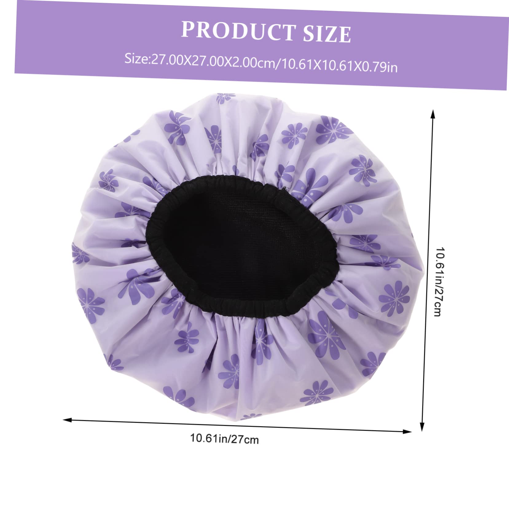 FRCOLOR Cuffie Doccia Riutilizzabili 4 Pezzi, Cuffia Chioma Doccia e Assorbente in Microfibra, Comoda e Traspirante per Make Up e Sonno Stili multipli