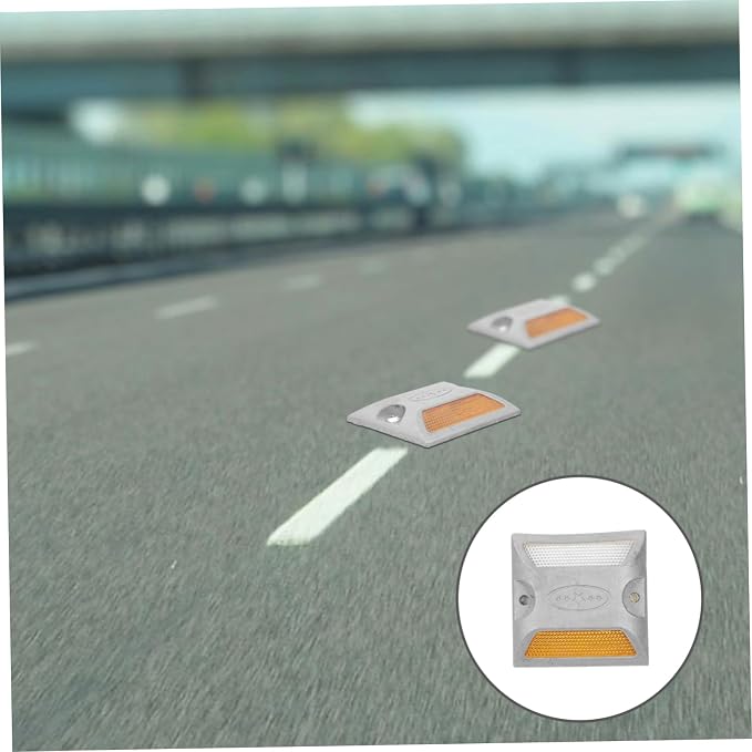Marcadores de Carretera Reflectivos de Plástico BESPORTBLE miniatura 8