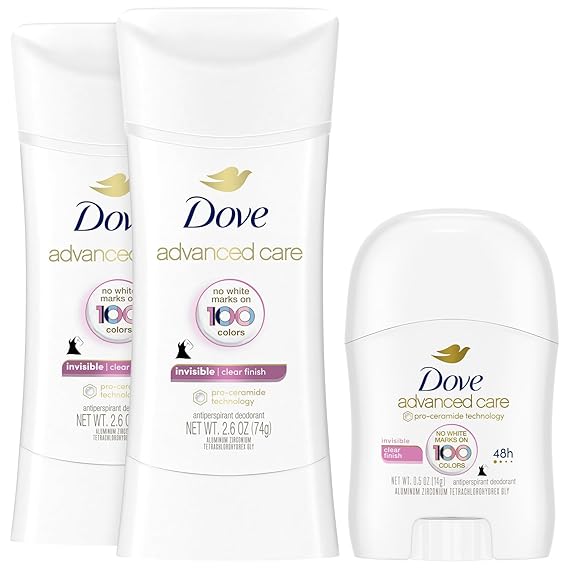 Dove Advanced Care Deodorant, Invisible Clear Finish