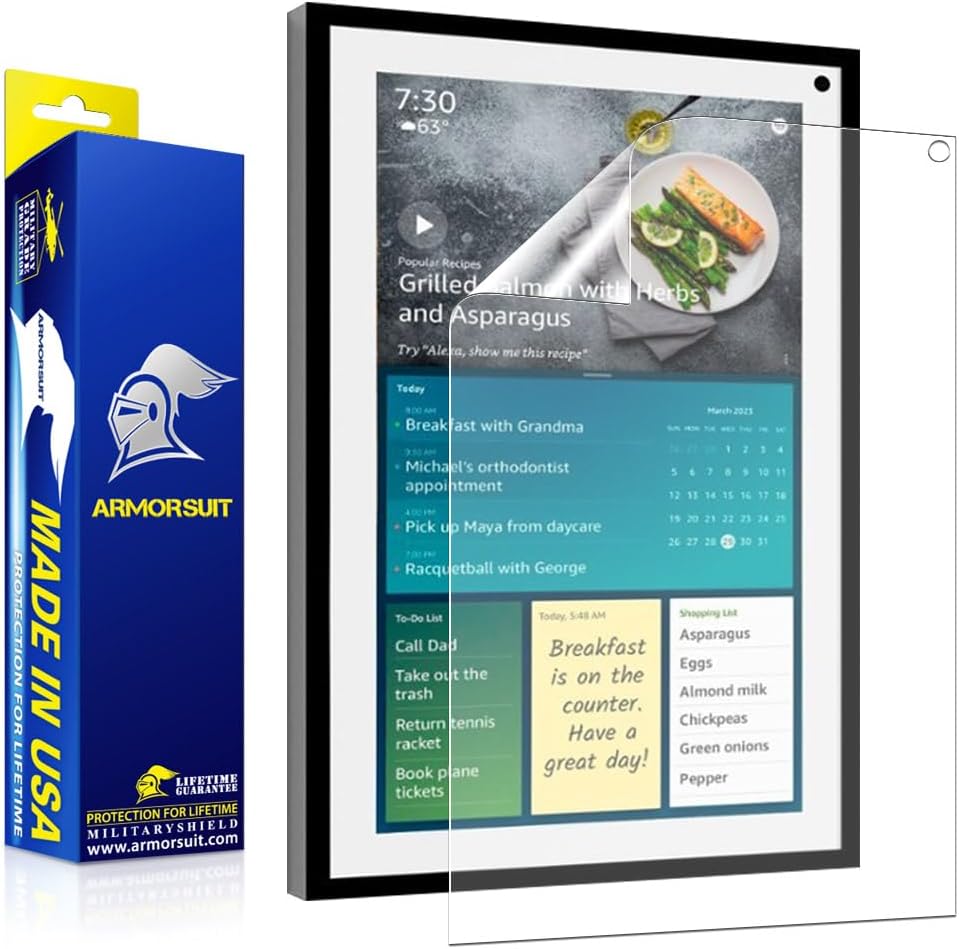 ArmorSuit 2 Pack Anti Glare Screen Protector for Amazon Echo Show 15 (15.6-inch) [2022] MilitaryShield Matte Film - Made in USA