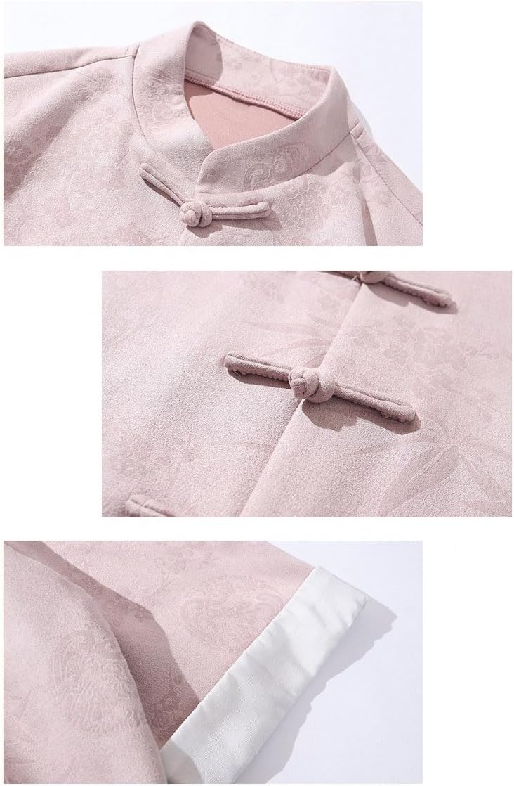 Tang Suit Men's Chinese Style Summer Short Sleeve Shirt Top