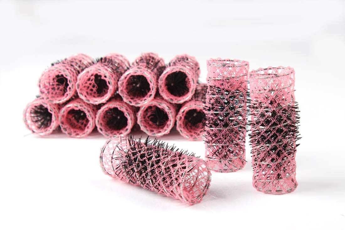 Diane Magnetische Lockenwickler Set, 8 Stück, Rosa, Für Volumen & Locken