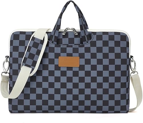 Miniatura 8 de Bolsa de hombro para laptop de 15-15.6 pulgadas, para MacBook Pro 16, HP Lenovo Dell 14 pulgadas impermeable bolsa de mensajero funda (verde