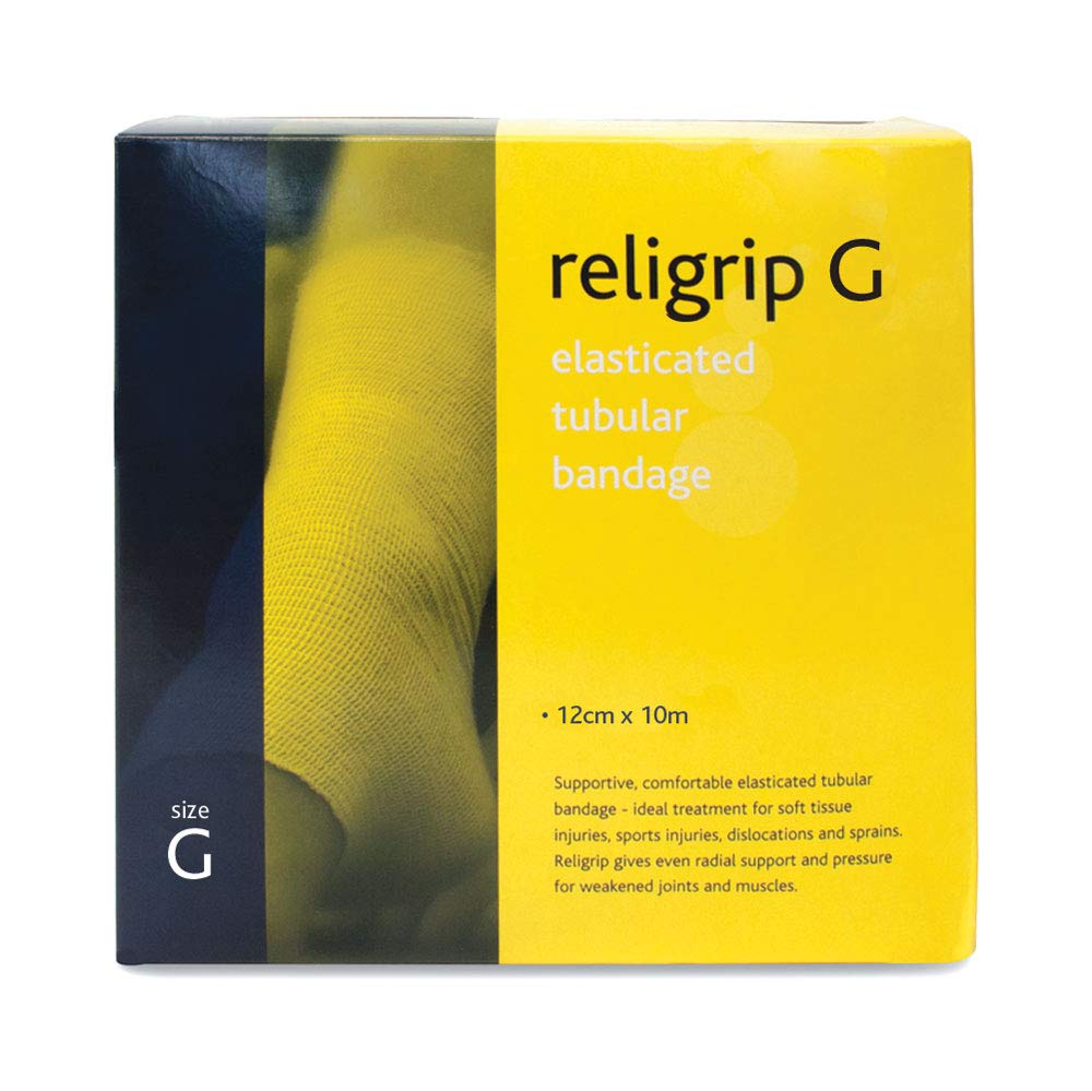 Reliance Medical 10 m Size G Religrip Elasticated Tubular Bandage