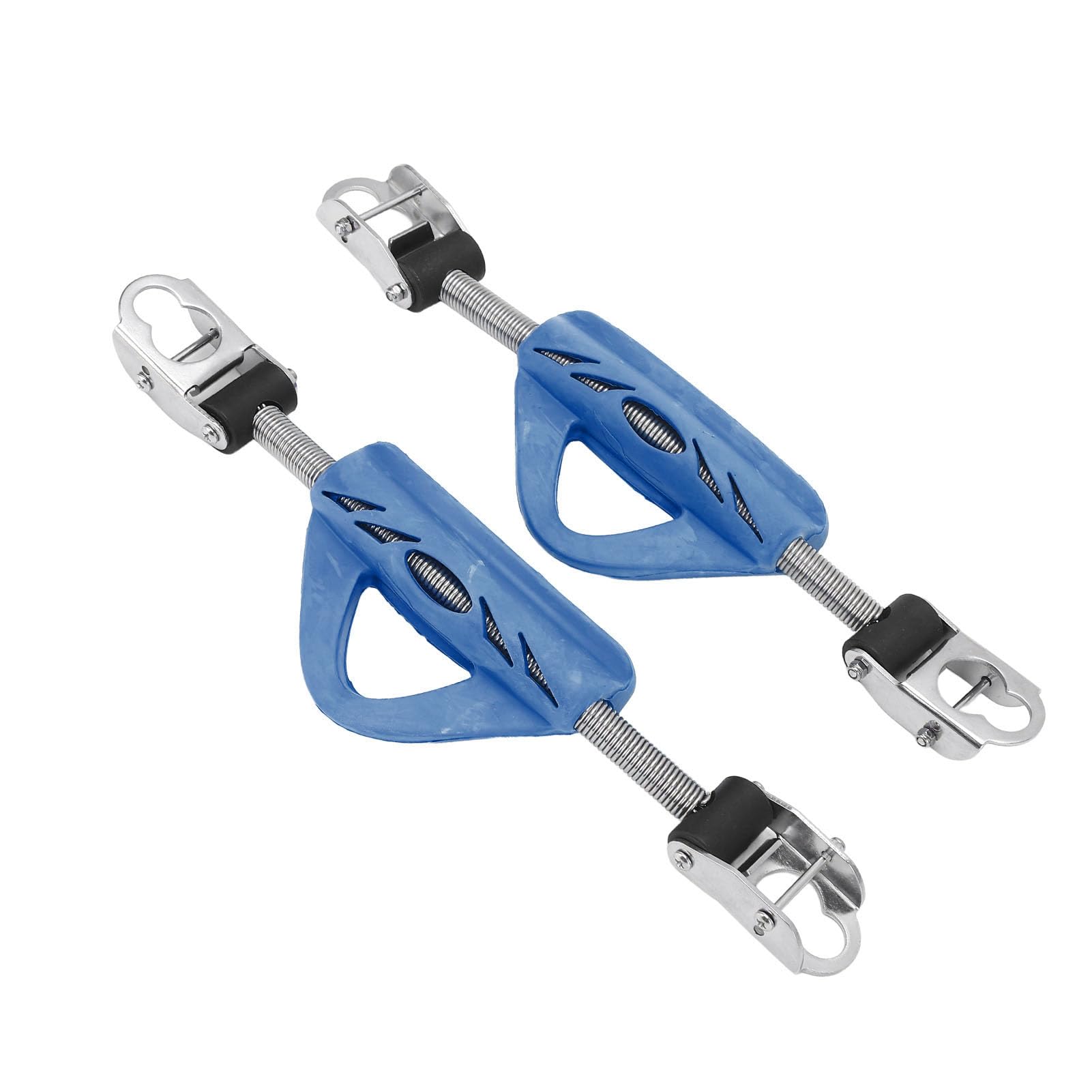2PCS Adjustable Spring Straps for Open Heel Fins, Jet Fin and , Replacement Heel Straps with Stainless Steel Buckle, Secure Connection, Comfortable Heel Strap, Length Limiting