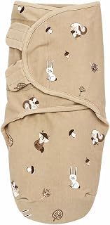 Meyco Baby Puck bag - 0-3 months - newborn changing blanket - 100% cotton - Oeko Tex certified - soft sleep comfort - breathable and moisture absorbing - animals - sand