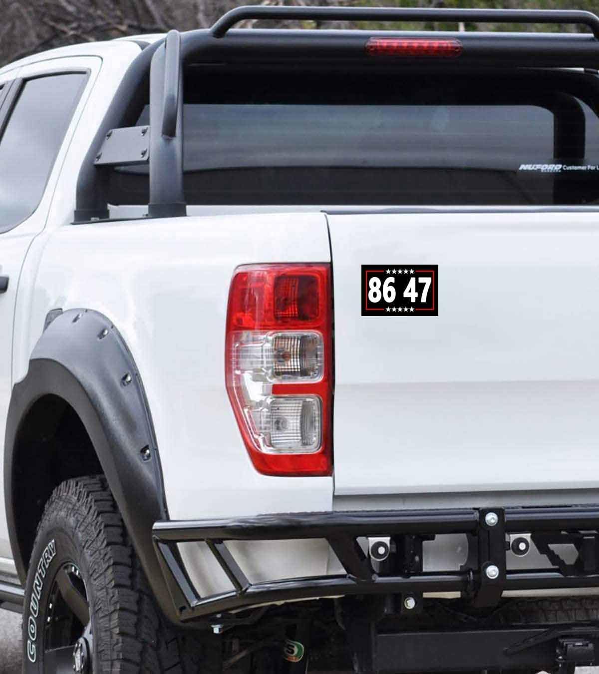 10 Pack 86 47 Anti Trump 8647 Anti MAGA Stickers Laptop Bumper Decal Window Waterproof Car Stickers