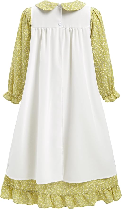 Vestido de Niña para Disfraz de Colono y Peregrino miniatura 2