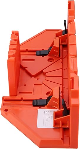 Miniatura 8 de Caja de mitre, caja de sierra de inglete de sujeción para carpintería, caja de inglete de plástico, sierra de poda, sierra de mano, herramienta de