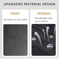 Vista 4 de Peswety Service Dog Vest Harness in Training Pet No Pull Pet Puppy Harnesses Free 5ft Dog Leash 3M Reflective Breathable Small Medium Large(Black XS)