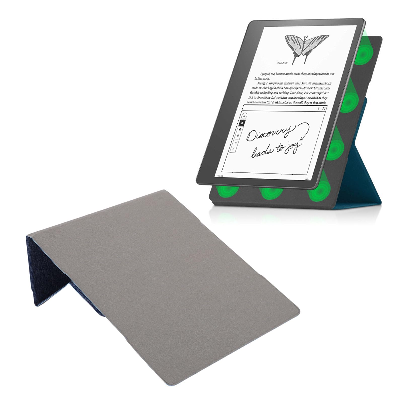 Sxhlseller Funda Kindle Scribe, Funda de Cuero Magnética, con Soporte para Lector Electrónico con Activación Automática, Ranura para Bolígrafo, Soporte Ajustable para Kindle Scribe 2022 2024 10.2
