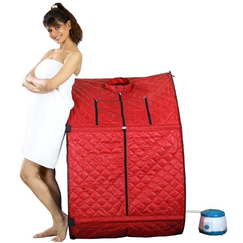 Kawachi Portable Folding Safe Personal Steam Bath for Relaxation at Home Rejuvenator Lightweight Indoor Full Body Detox Therapy Spa Tent-image-30