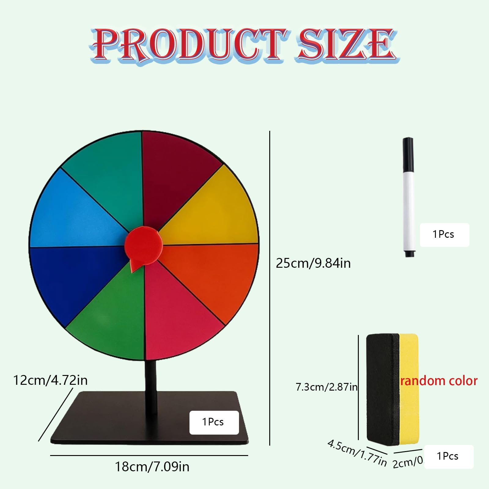 BAGUBDR 3Pcs Spin the Wheel Set, Roulette Wheel Game Set for ...