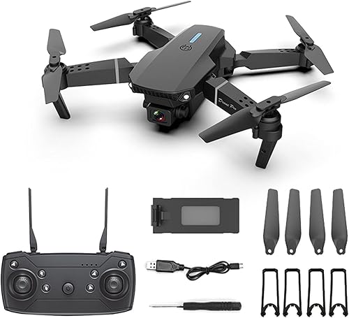 Miniatura 1 de Negro Drone 4K Profesional Hd Dual Cámara Drone Wifi 4K Transmisión en Tiempo Real Fpv Drones Quadcopter Juguete Plegable