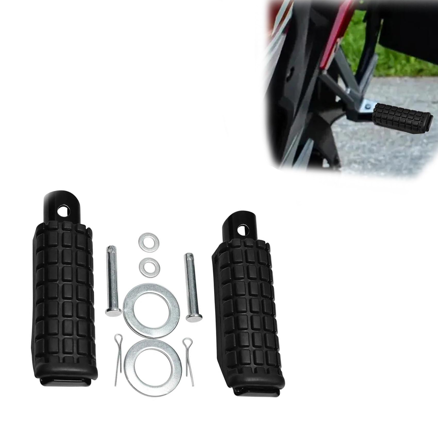 Parte della motocicletta Per Honda CB250F, Per Hornet 1996-2007, 2006, 2005, 2004, 2003 E 2002, Pedane Passeggero Posteriori Per Moto, Poggiapiedi Pilota, Accessori