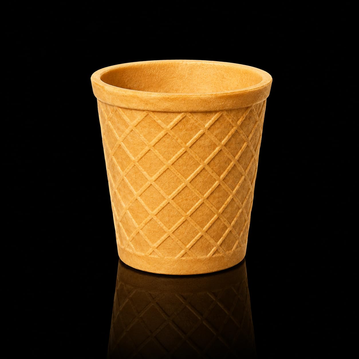 Cone Kings Waffelbecher 240ml 80x85 mm, 24 Stück, Eisdielen Qualität für Eis,Dessert & Co.