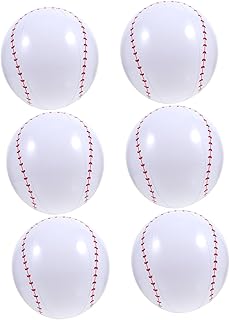 CLISPEED Toys 1 Set Inflatable Beach Ball Baseballs Outdoor playset Toys Pool Inflatable Balls Hand Push Football Beach Toys