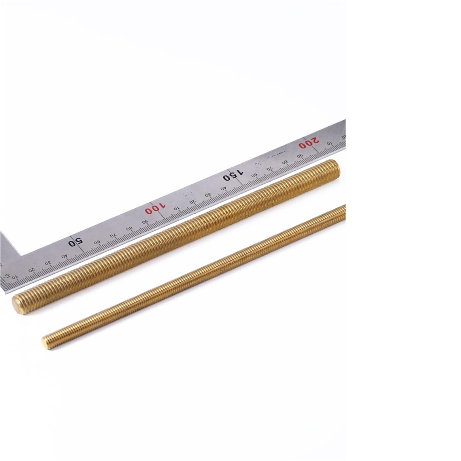 Gewindestange Messing Vollgewindestange Kupferstange Stehbolzen Lange Schaftlänge(M8x500mm-1pcs)