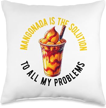 Mangonada Mango Chamoy Mexican Candy Comida Mexicana Mexico Throw Pillow