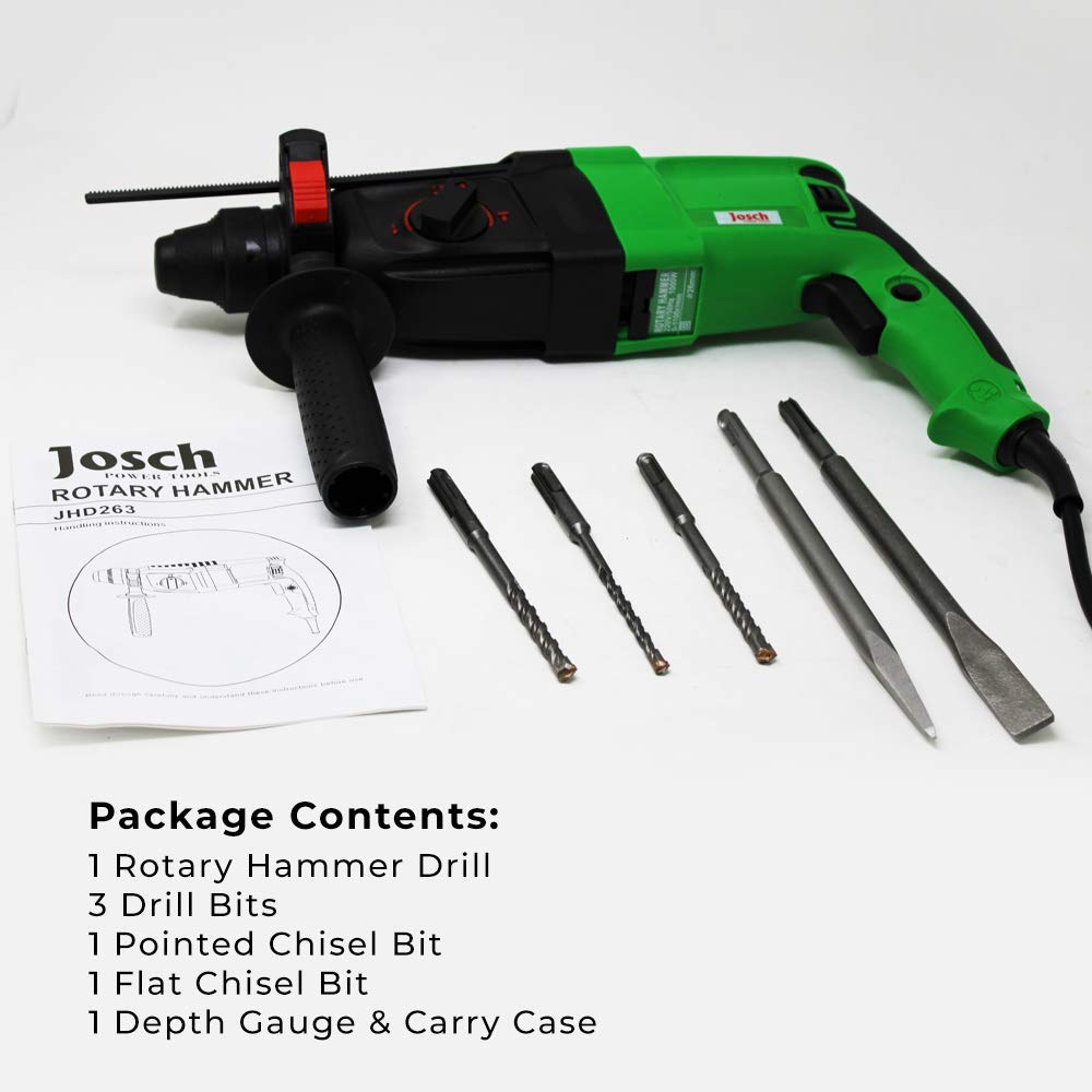 Josch Jhd263 800W 26mm Heavy Duty Variable Speed Reversible Rotary
