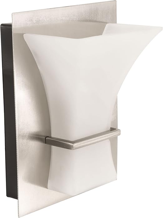 RecPro 12V LED RV Wall Light with On & Off Switch | Frosted Glass Wall Sconce